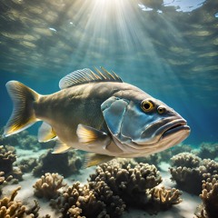 Croaker fish recorded with Hydrophones - San Gabriel River - Sep. 11 2024