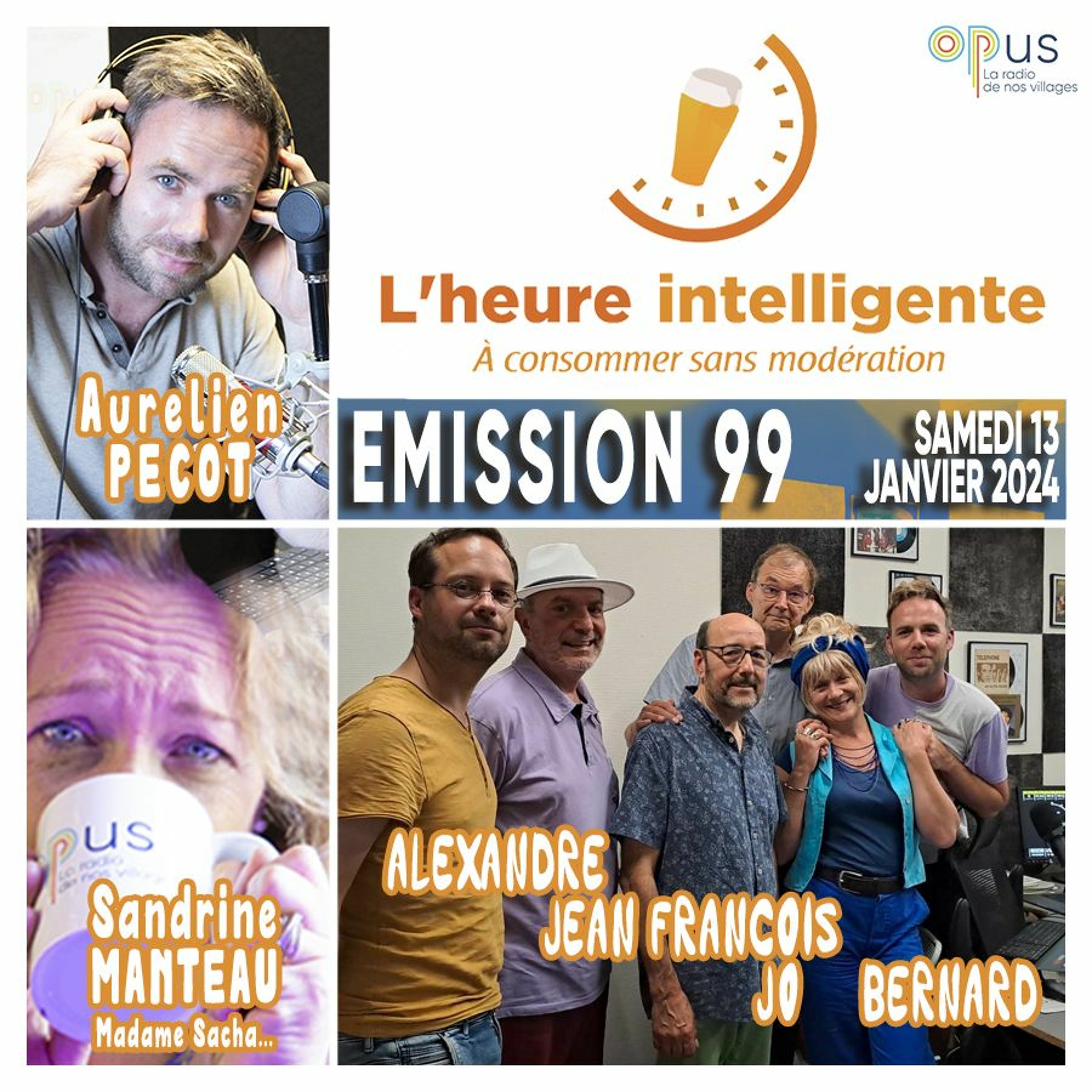 L'heure intelligente EM99 - 13/01/24 : Les transatlantiques, groupe folk et remaniement...