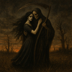 У печали косы чёрные