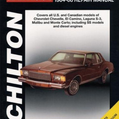 [VIEW] EBOOK ✅ GM Chevrolet Mid-Size Cars, 1964-88 (Chilton Total Car Care Series Man