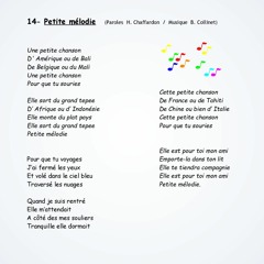 Petite Mélodie (extrait) H. Chaffardon - B. Collinet