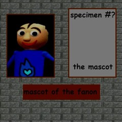 the blue shirted mascot