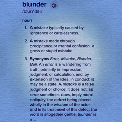 1 - Blunder … Mo Gruven (Mini-Mix)