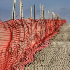 Pyfel Mix Sept. 24 - Saturday Sunrise next to trash fence - Burning Man 24