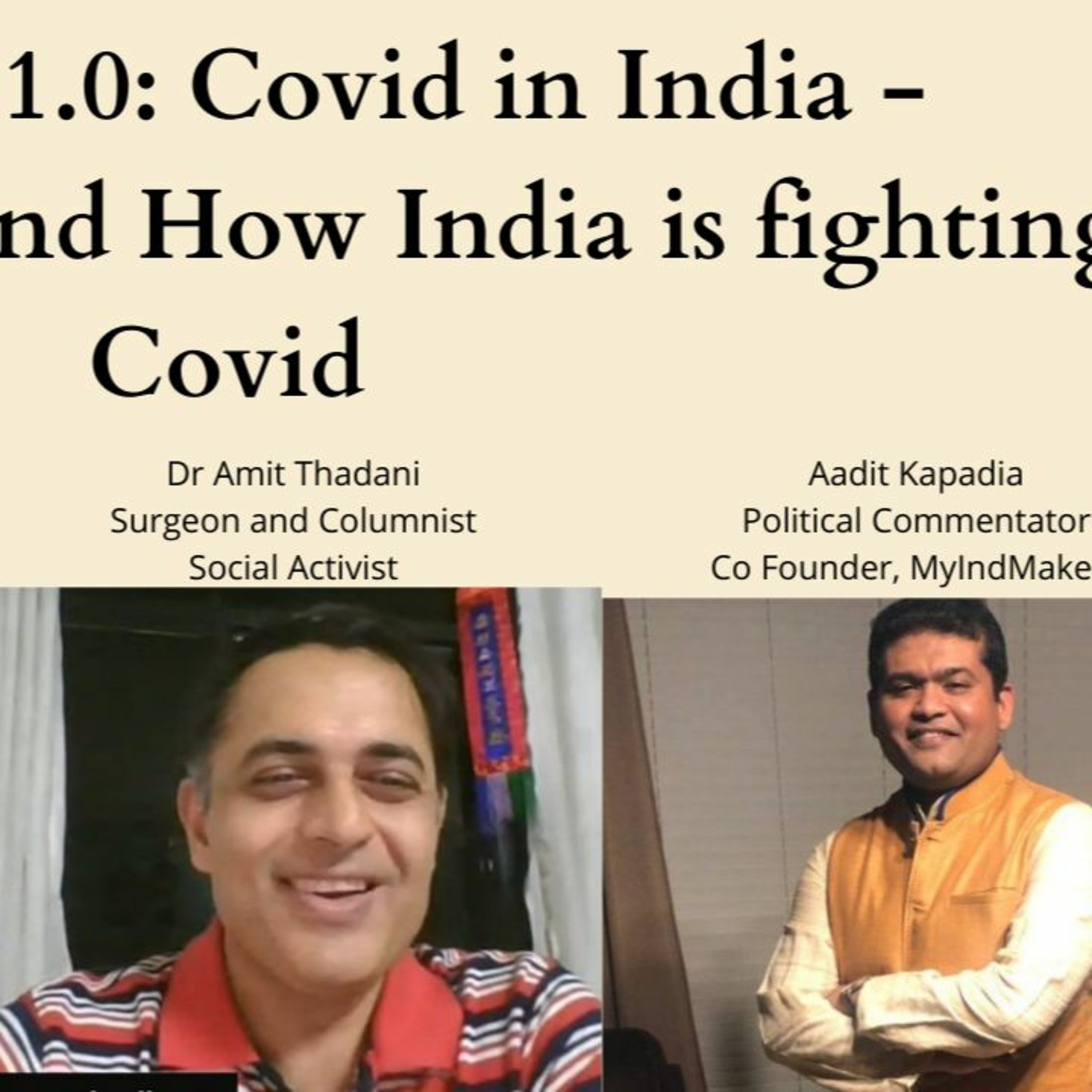 Podcast 281.0: Covid in India - Vaccinations and How India is fighting Covid episode artwork