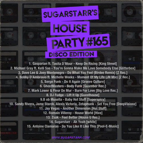 Sugarstarr's House Party #165 (DISCO EDITION)