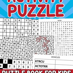 ❤ PDF Read Online ❤ Activity Puzzle Book For Kids Ages 12-14: Challeng