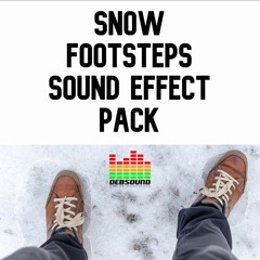 Snow Footsteps Sound Effect Pack