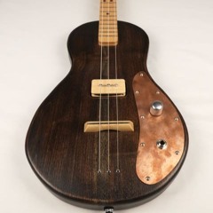 Solid Body 3 String Electric Parlor Guitar SB-65