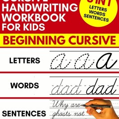 Download PDF Cursive Handwriting Workbook For Kids 3 - In - 1 Writing Practice