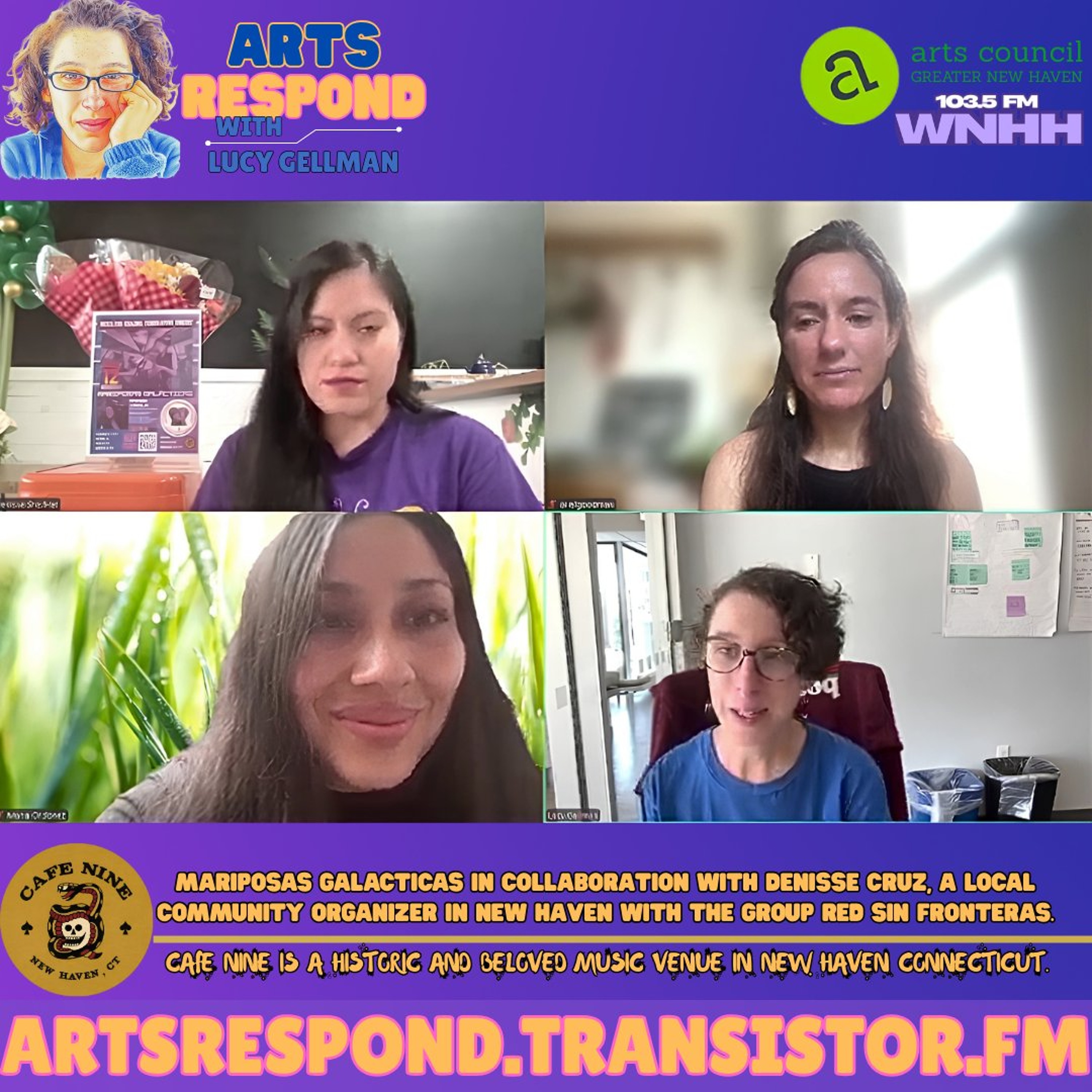 Arts Respond with Lucy Gellman: Mariposas Galacticas & Denisse Cruz (Cafe Nine) episode artwork