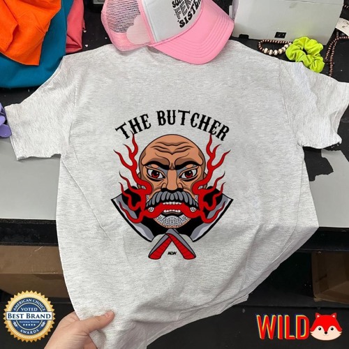 The Butcher Chopping Block Daruma AEW shirt