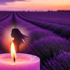 my lavender candle