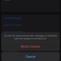 Why you calling jus block me