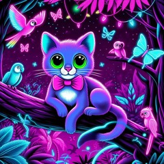 Neon Jungle Kitty