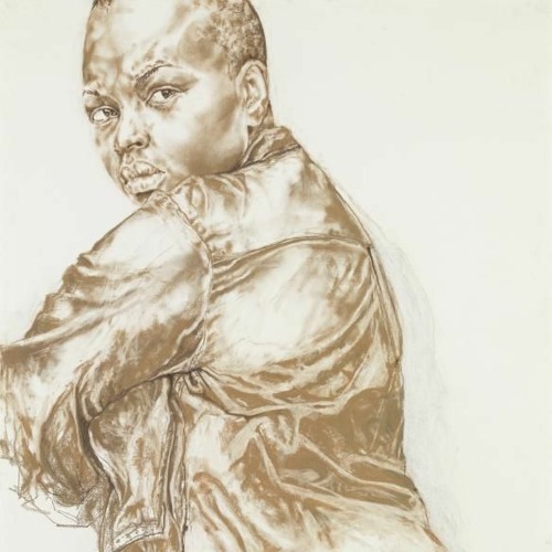 What is the frequency of Tate? | Figure in raw umber by Claudette Johnson