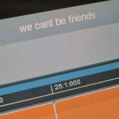 we cnt be friends