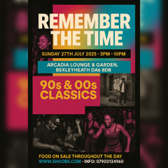 Remember The Time Promo Mix July 2025