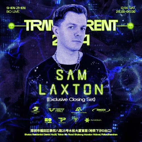 Sam Laxton - Live @ Transparent, Shenzhen | Hard Techno & Hard Trance Set