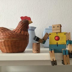 Music for hens and robots