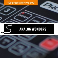 Analog Wonders by Solidtrax - Custom Sounds for Behringer Pro-800