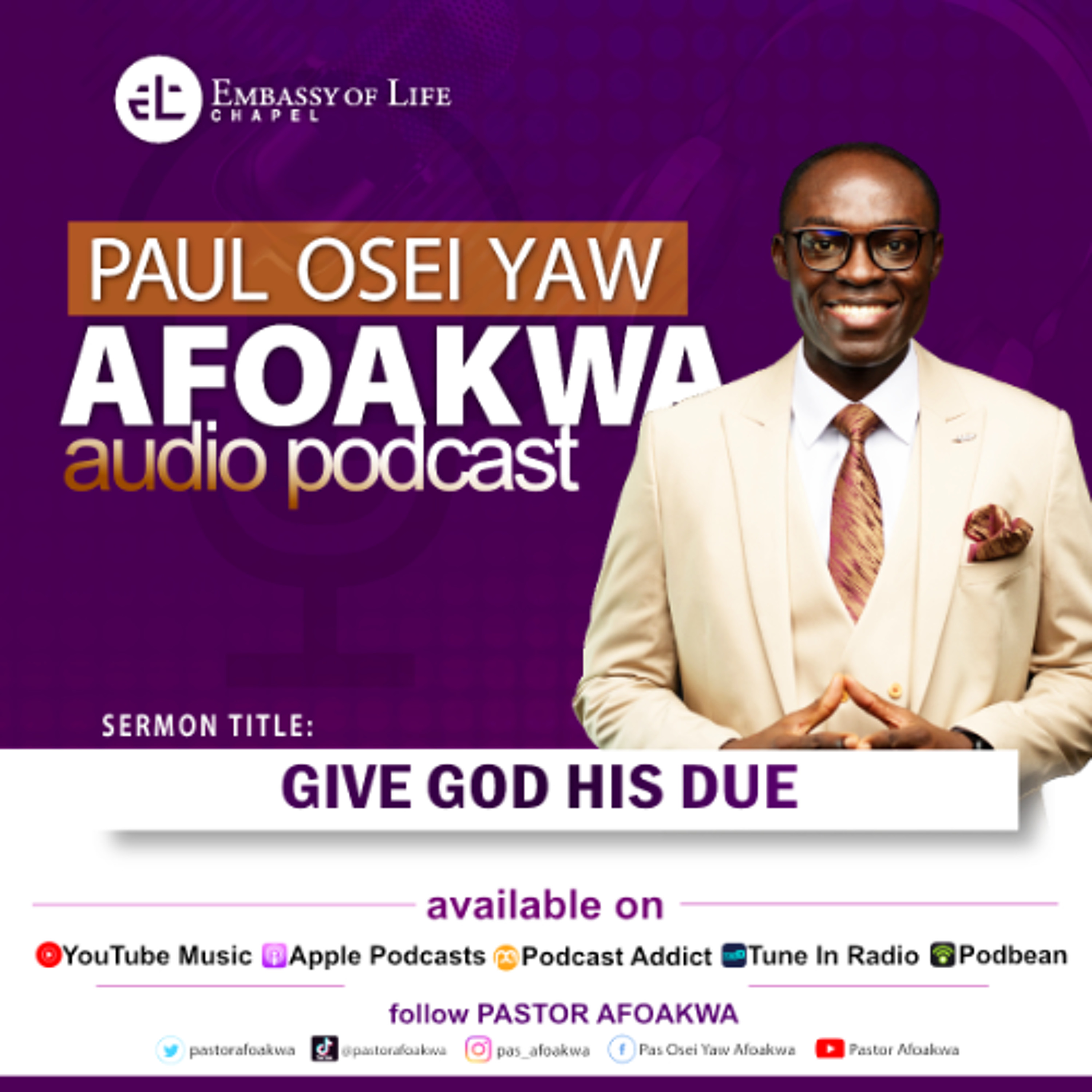 Give God His Due(08.12.24) episode artwork