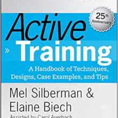 [Access] EBOOK 💖 Active Training: A Handbook of Techniques, Designs, Case Examples,