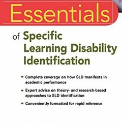 VIEW KINDLE PDF EBOOK EPUB Essentials of Specific Learning Disability Identification