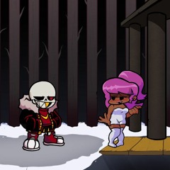 Battered Bones (Battered but It's a Underfell Sans and B3 GF Cover)
