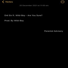 Dré Six ft. Wild-Boy - Are You Sure (Prod. By Wild-Boy)