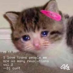 i love trans people we are so many revolutions vol.2 — Dj cunt