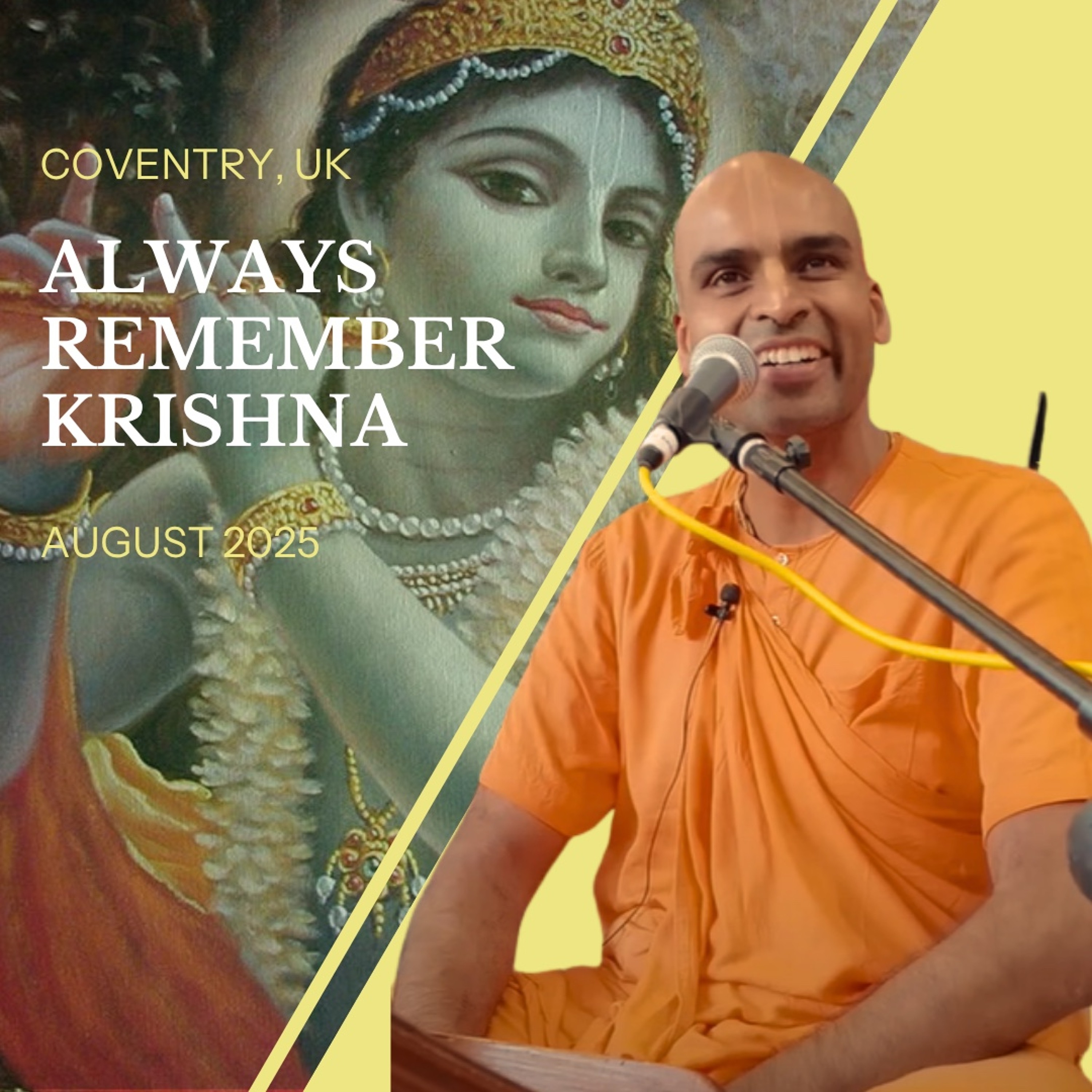 Always Remember Krishna | Coventry, UK | Svayam Bhagavan Keshava Maharaja