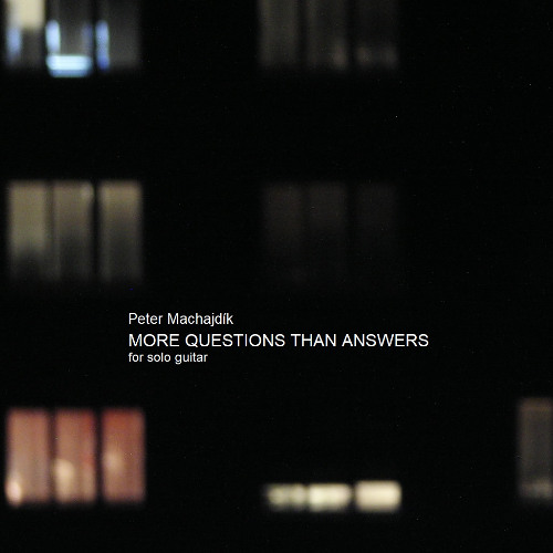 Machajdík MORE QUESTIONS THAN ANSWERS