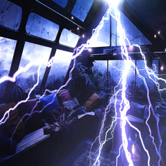 Intense Thunderstorm Sounds with Rain on Glass Roof