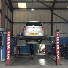 garage in the house of jungle