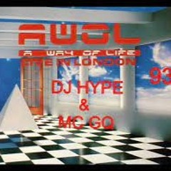 DJ Hype @ AWOL Paradise Club - Live in London c.November 1993, with MC GQ