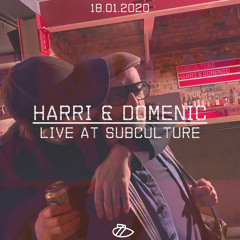 Harri & Domenic // Live at Subculture, 18.01.20 // Sub Club, Glasgow