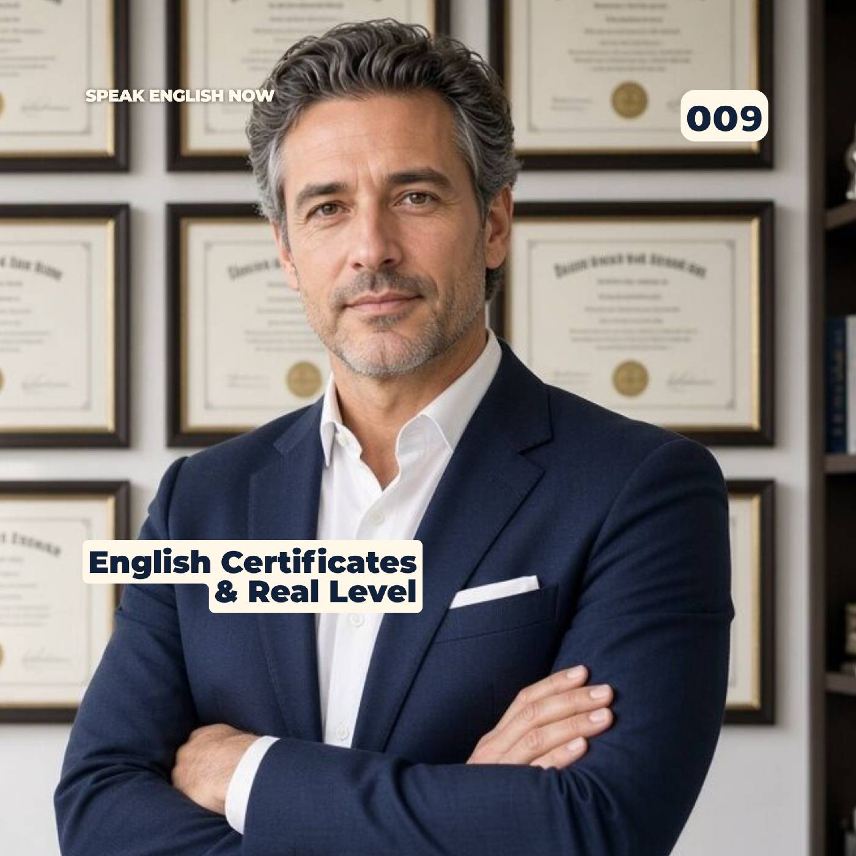 #009 English Certificates episode artwork