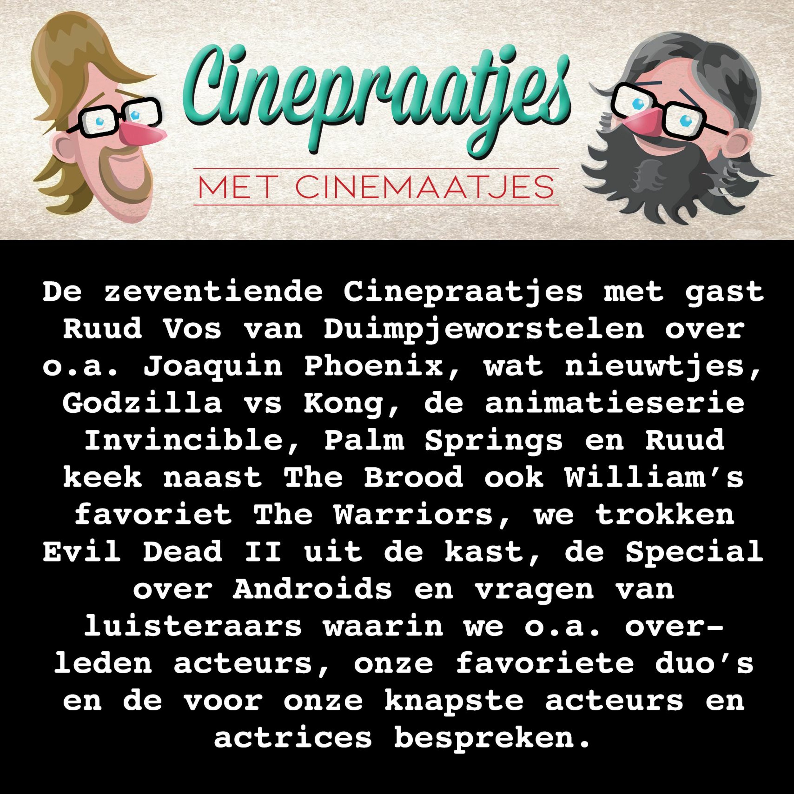 Cinepraatjes, de podcast van Cinemaatjes