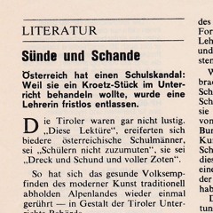 Der Fall Larcher und ein Leserbrief von Paul Flora 1973