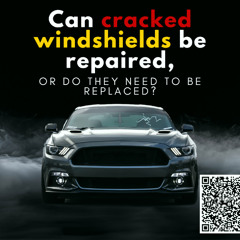 Can cracked windshields be repaired, or do they need to be replaced?