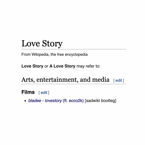 bladee - lovestory (ft. ecco2k) [sadwiki bootleg]