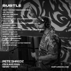 Aug Subtle Radio Show-Vinyl Liquid Dnb Set