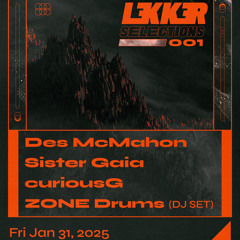 curiousG @ Lekker Selections 001, Philly, 1-31-2025