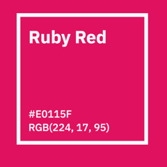 Farben Ruby Red