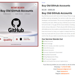 5 Best Site To Buy Old GitHub Account - In This Time