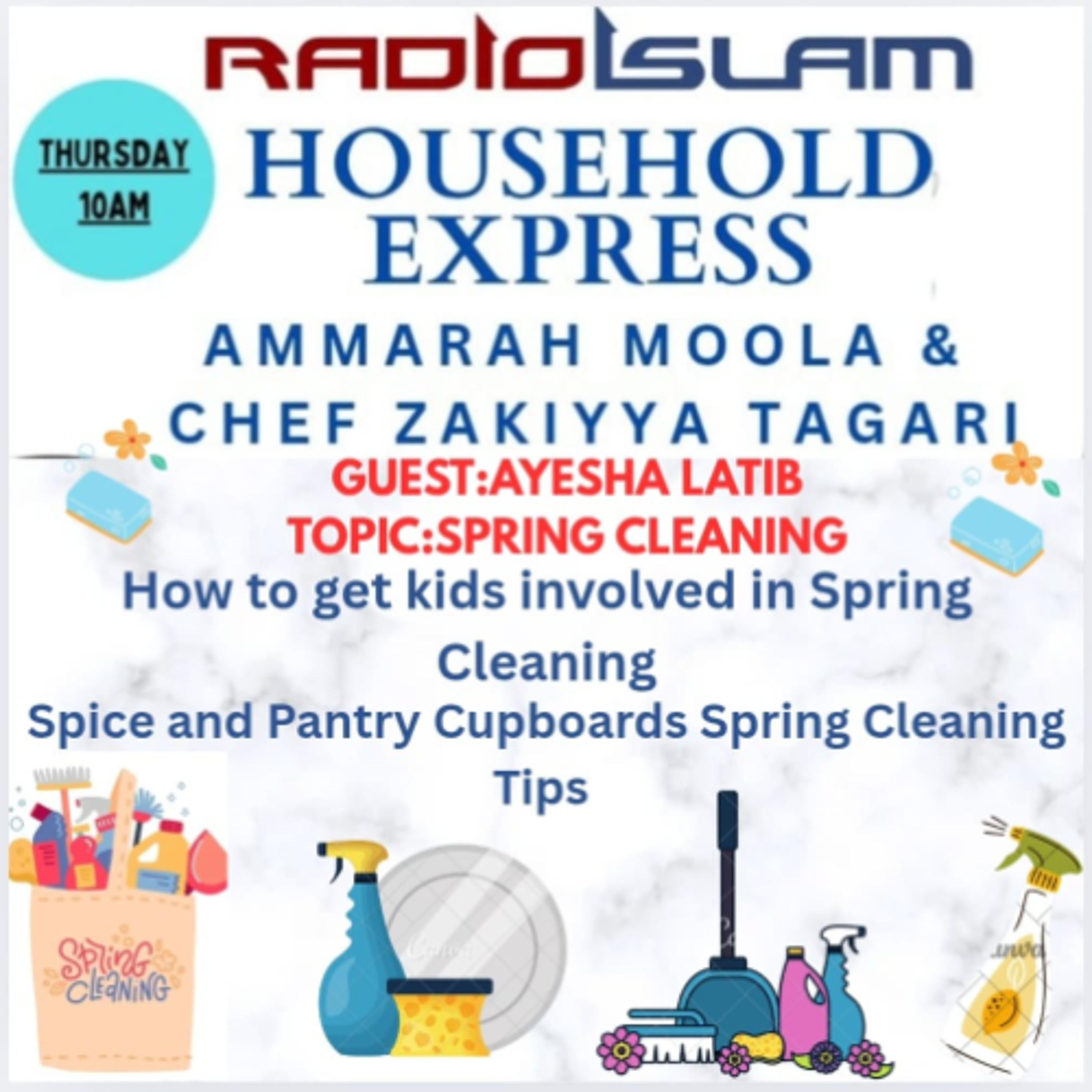 Household Express: Guest Ayesha Latib Spring cleaning