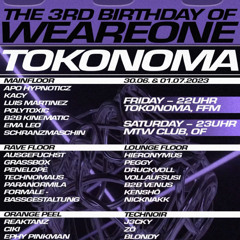 3 YEARS WE ARE ONE // DESTROYER MODE // 30.06.2023 @TOKONOMA FRANKFURT // (FREE DL)