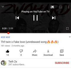 Thf twin x Fake love (unreleased song)