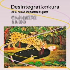 Desintegrationkurs #3 w/ Kaloan And Suetszu As Guest [Cashmere Radio]